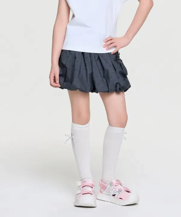 Шорты с гороховым принтом, balloon fit, Mlb Kids, charcoal grey — фото 3