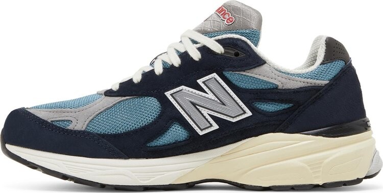 Кроссовки New Balance Teddy Santis x 990v3 Made in USA 'Navy', синий — фото 4