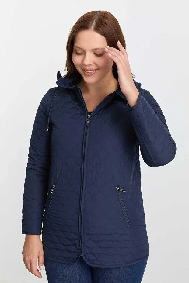 Детское пальто для девочек стеганое Selen Giyim, Navy Blue