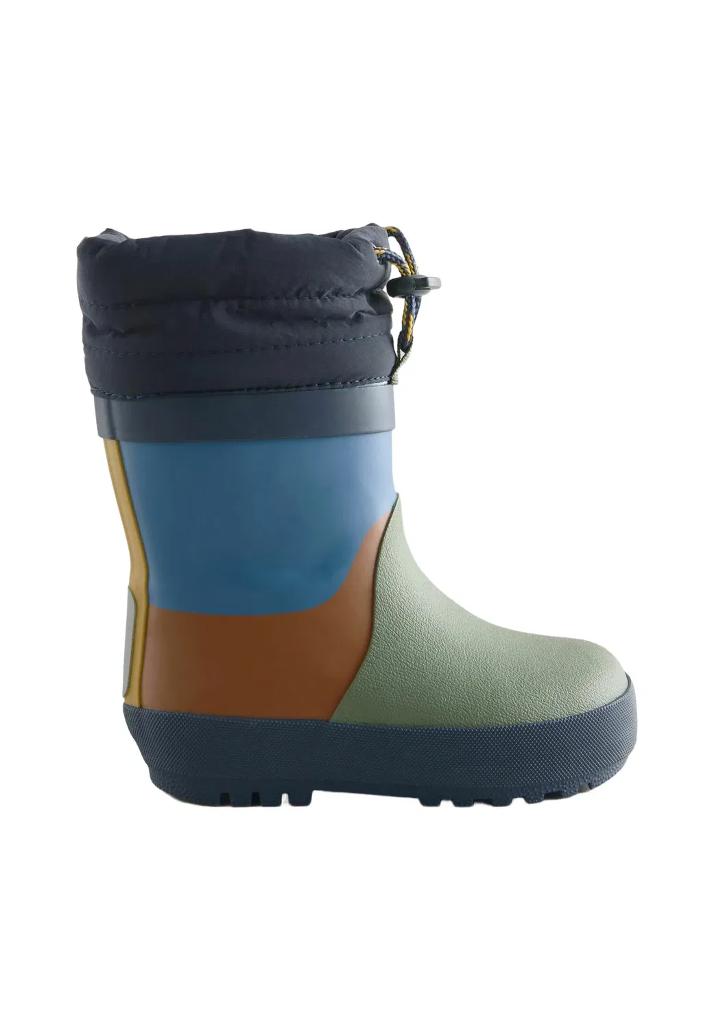 Резиновые сапоги с манжетой - резиновые сапоги Next, Navy Colourblock