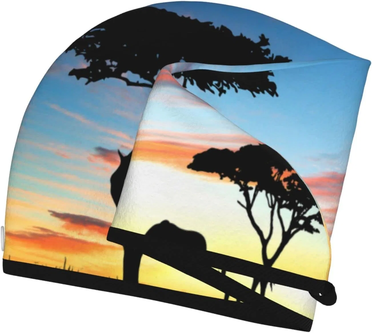 Шапочка для душа Giraffe Sunset, Ankepwj, 25.2x10.2 дюйма — фото 3