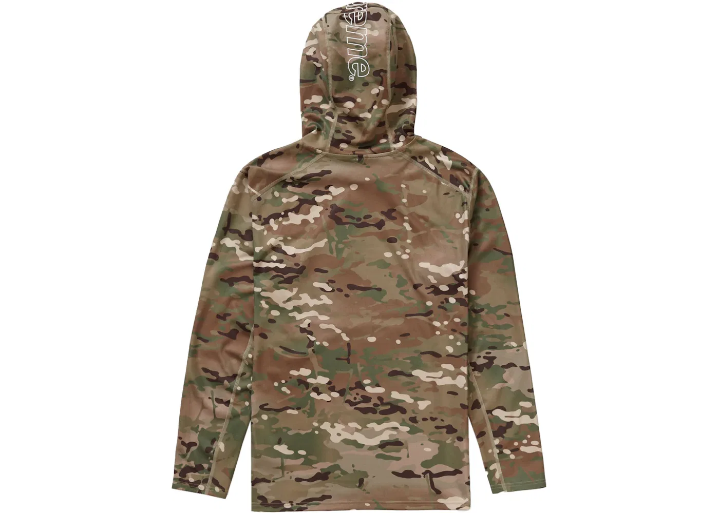 Мужская футболка с длинным рукавом Supreme The North Face Base Layer L/S Top, Multi Camo — фото 2