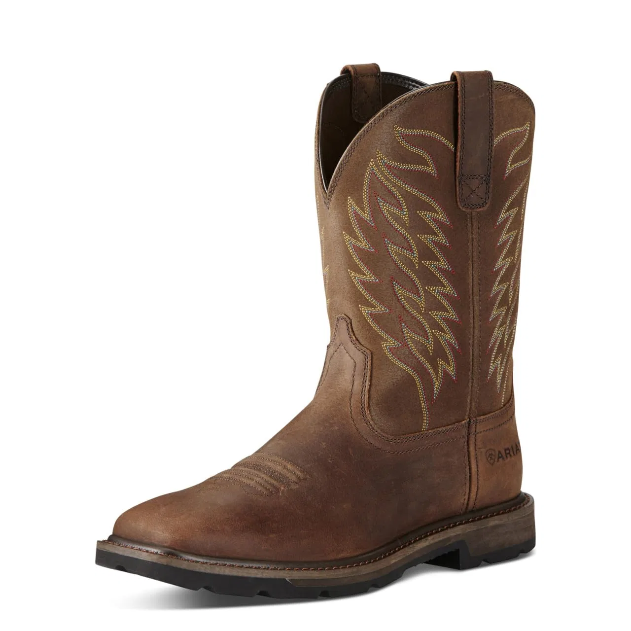Детские ботинки вестерн с защитным носком Groundbreaker ARIAT, Brown