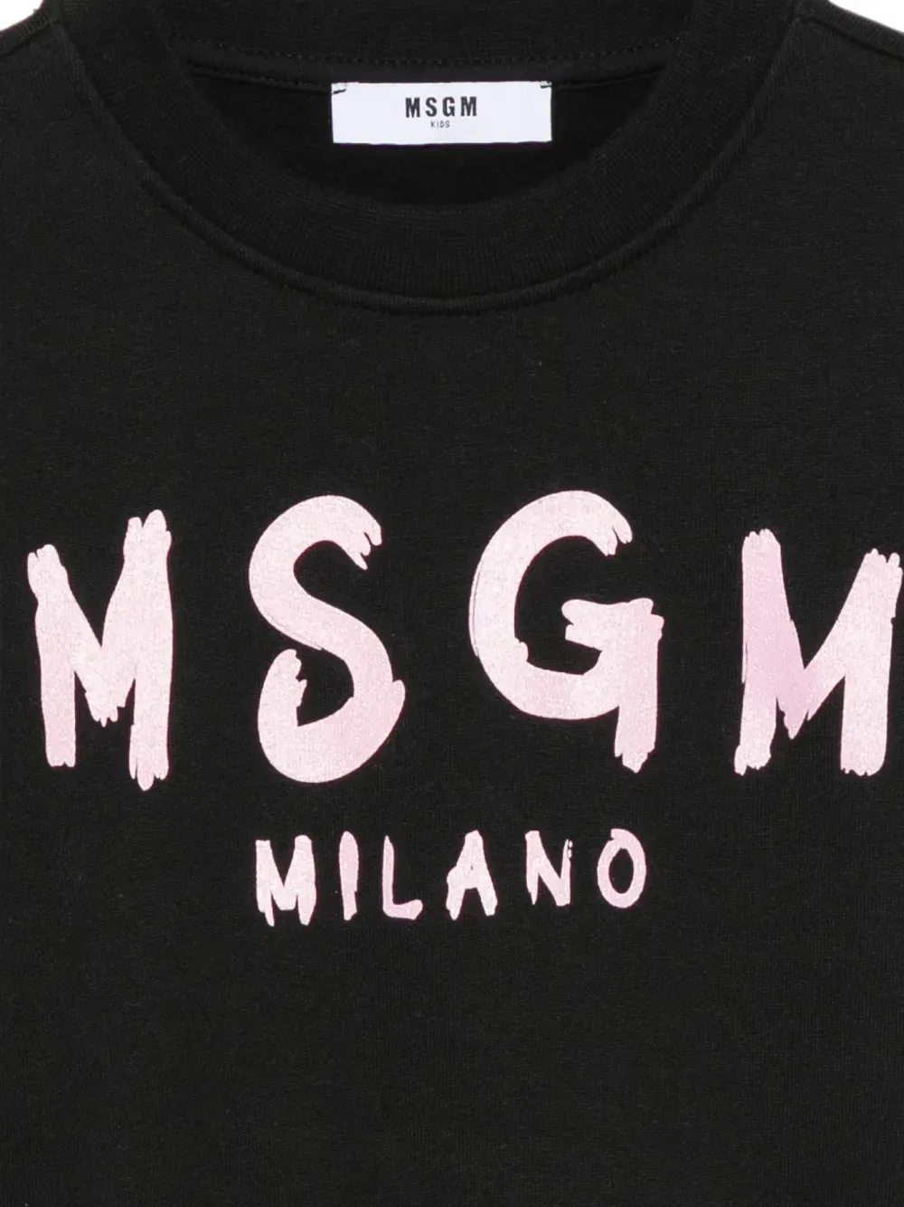 Толстовка с логотипом Msgm Kids, черный — фото 3