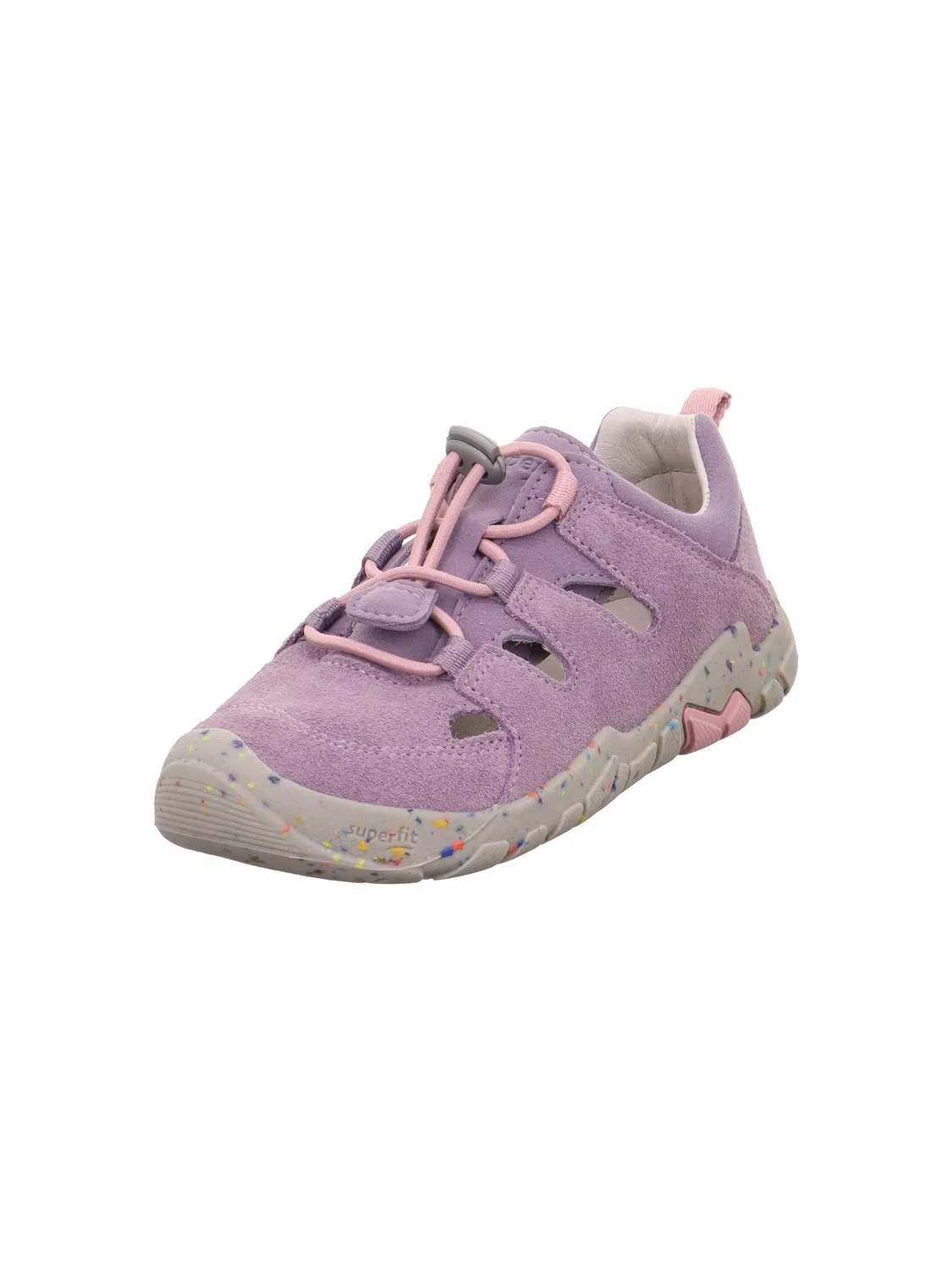 Детские кроссовки для девочек с принтом Trace Superfit, Purple Pink