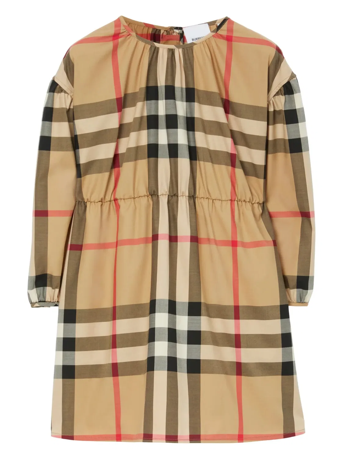 Платье Vintage Check из хлопка Burberry, нейтральный