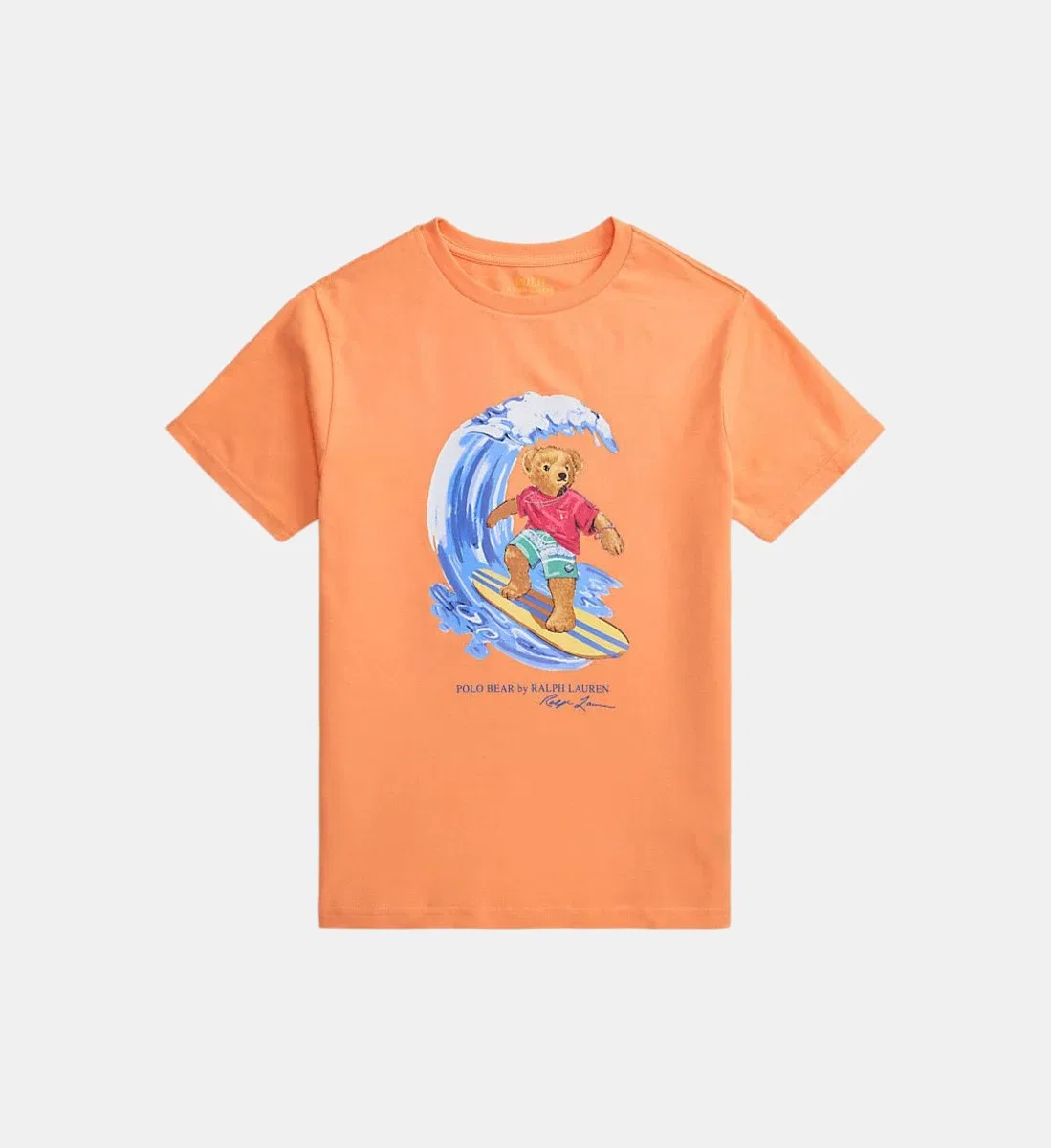 Футболка Polo Bear из хлопкового джерси POLO RALPH LAUREN, оранжевый