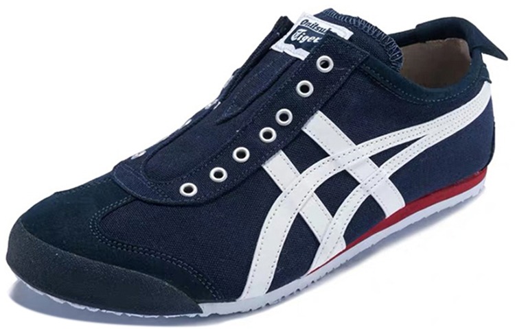 Кроссовки Onitsuka Tiger Mexico 66 Slip-On, темно-синий/белый/красный — фото 4