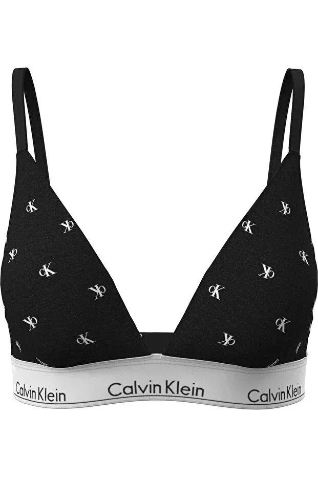 Женский бюстгальтер-бралетт с V-образным вырезом Calvin Klein, Black