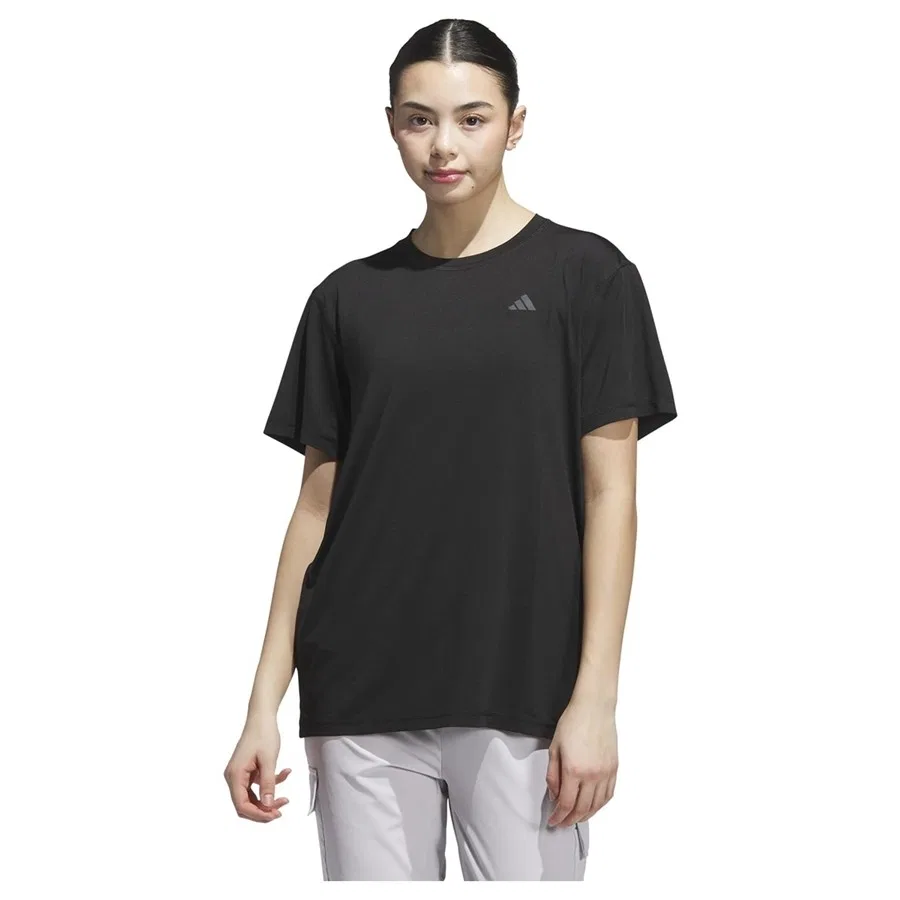 Женская футболка свободного кроя с технологией Climacool, модель D4T Evrydy Tee, adidas, Черный — фото 3