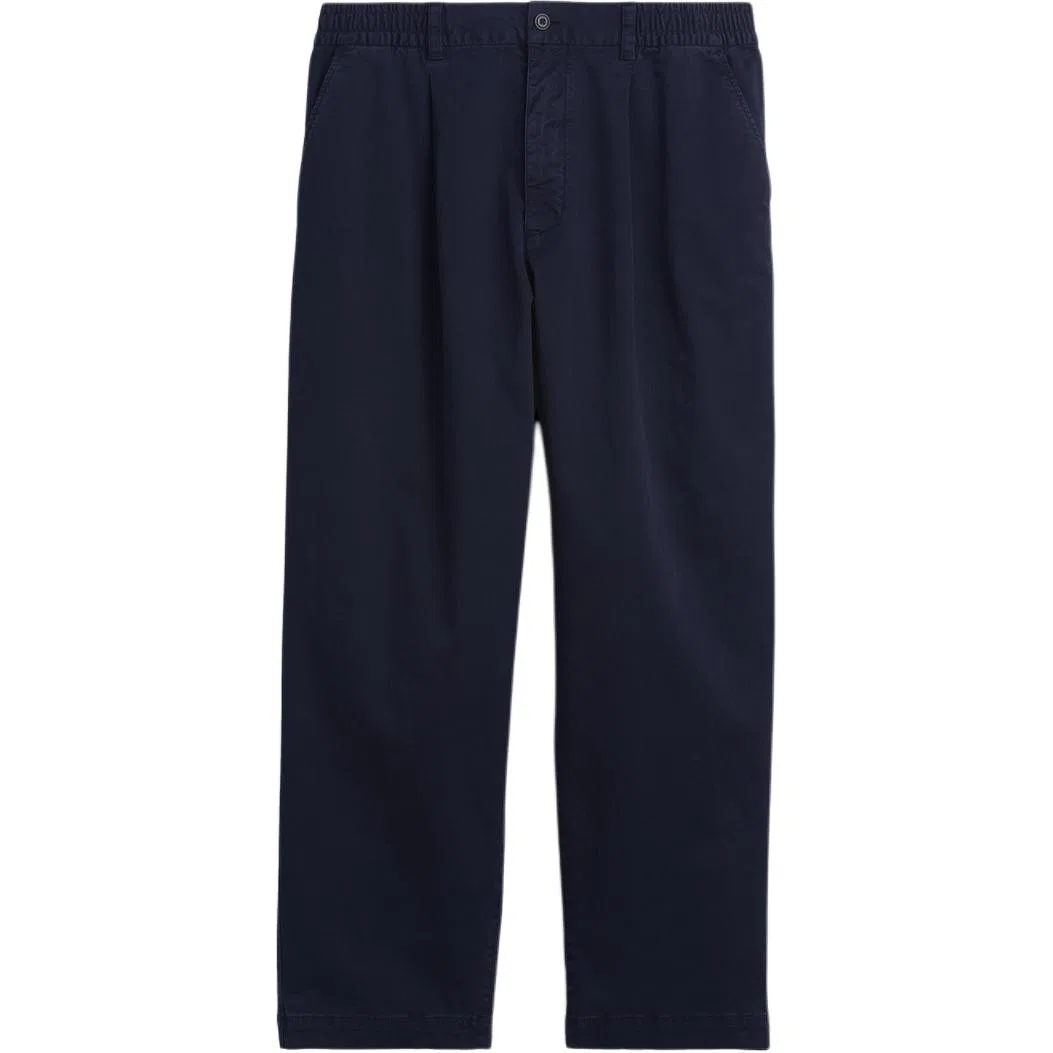 Мужские брюки свободного кроя с широкой штаниной Marine Blue GAP