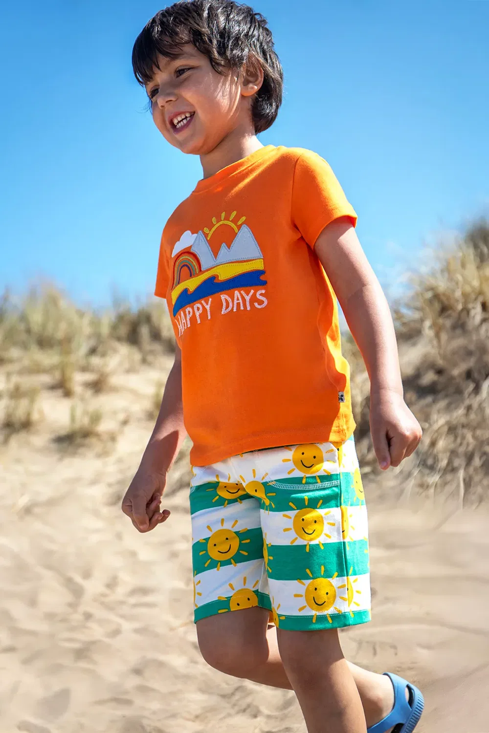 Детская футболка с аппликацией Carsen Frugi, Orange — фото 2