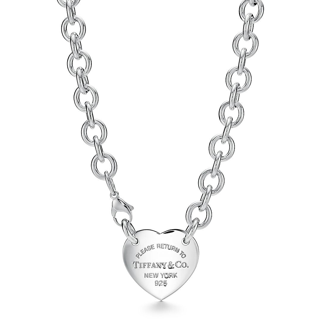 

Колье Tiffany & Co. Return to Tiffany Heart Tag, серебро