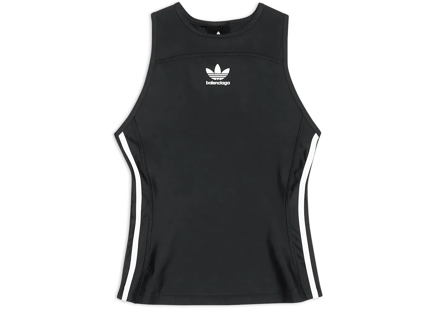 Женский топ-безрукавка с принтом Balenciaga x Adidas Athletic, Black
