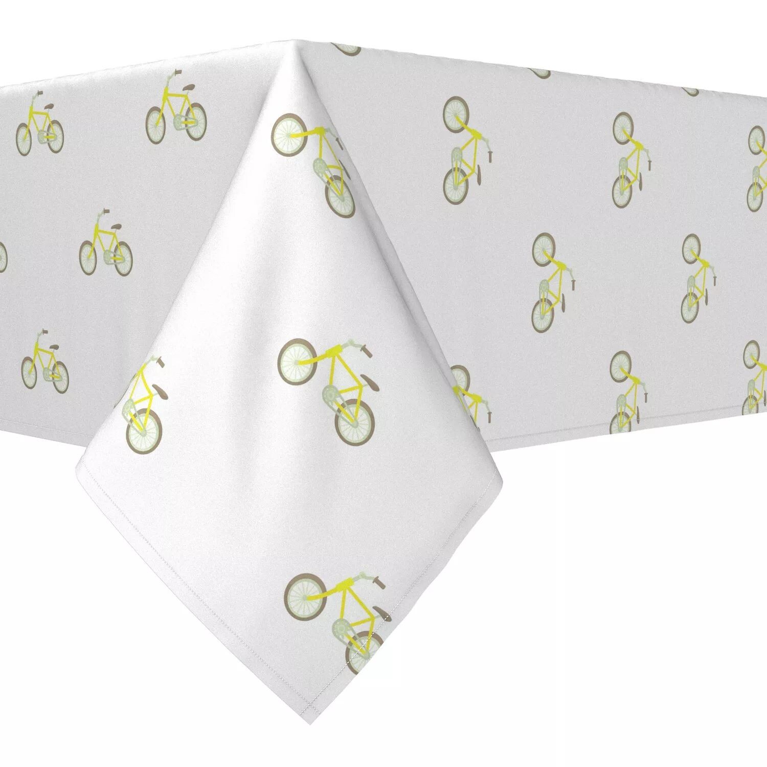 

Прямоугольная скатерть, 100 % полиэстер, 60x84 дюйма, Yellow City Bicycles