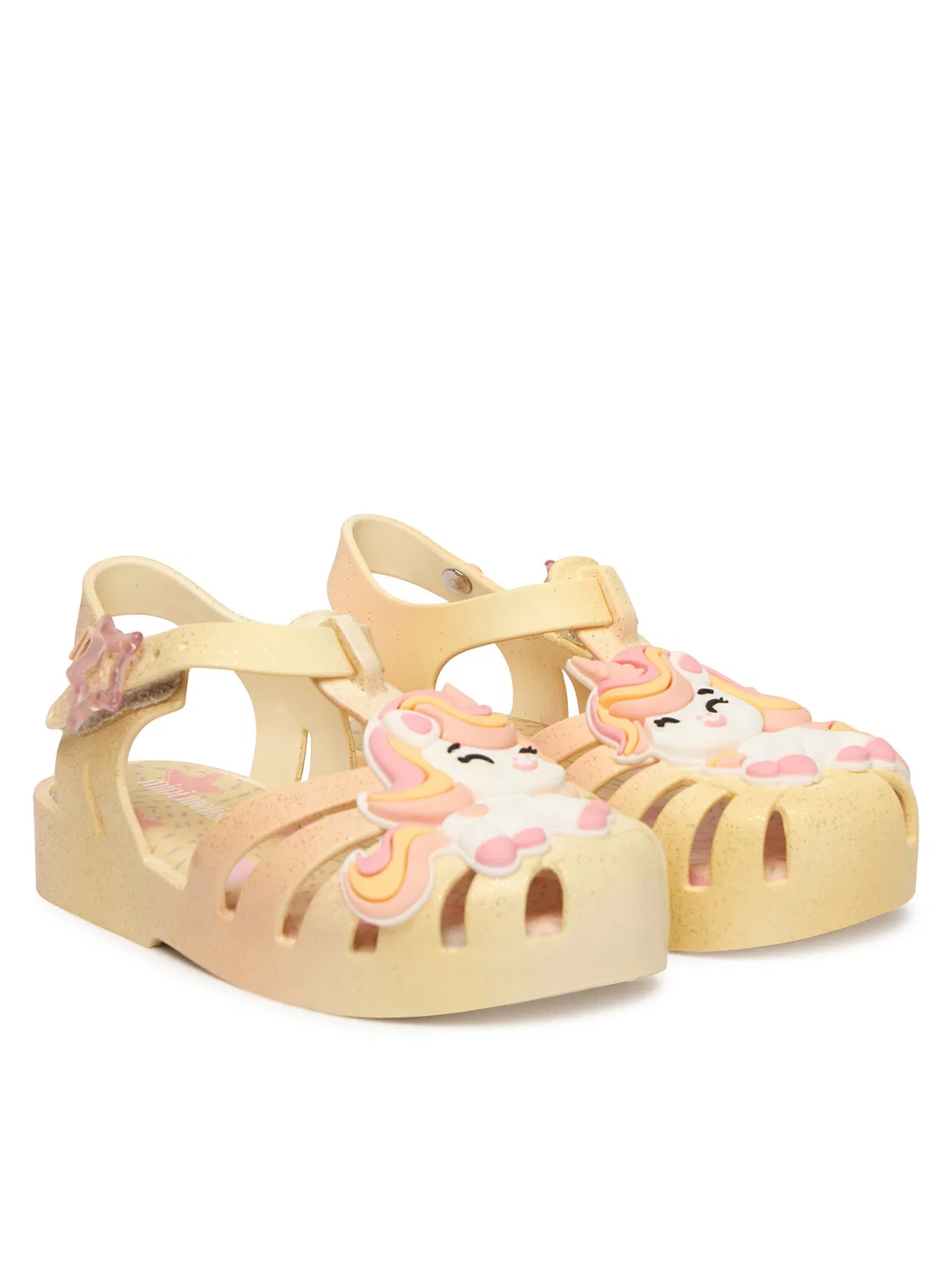 Сандалии для девочки Mini Possession Uni Bb Melissa, желтый — фото 2
