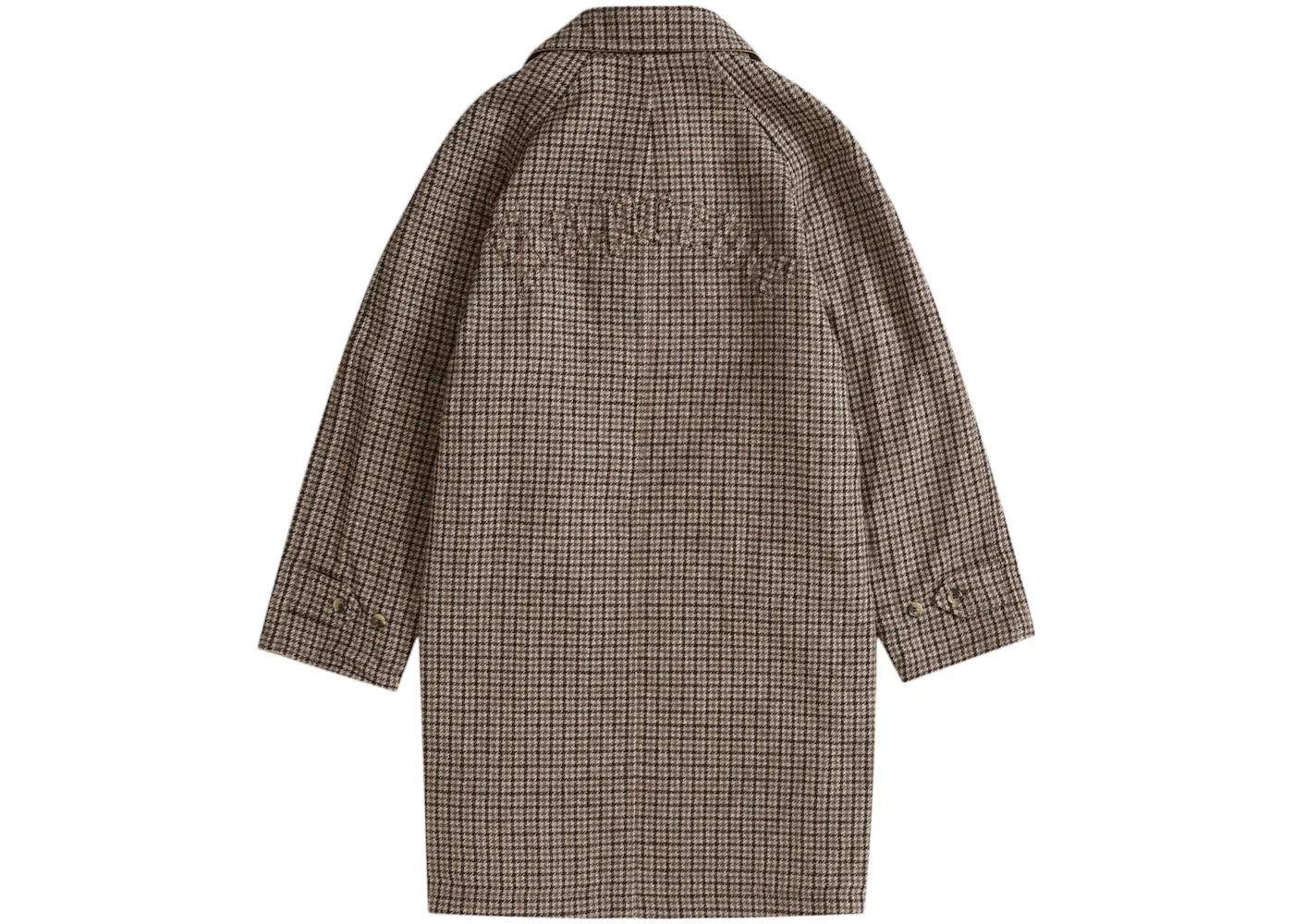 Мужское пальто двустороннее в клетку Houndstooth Supreme, Tan — фото 3