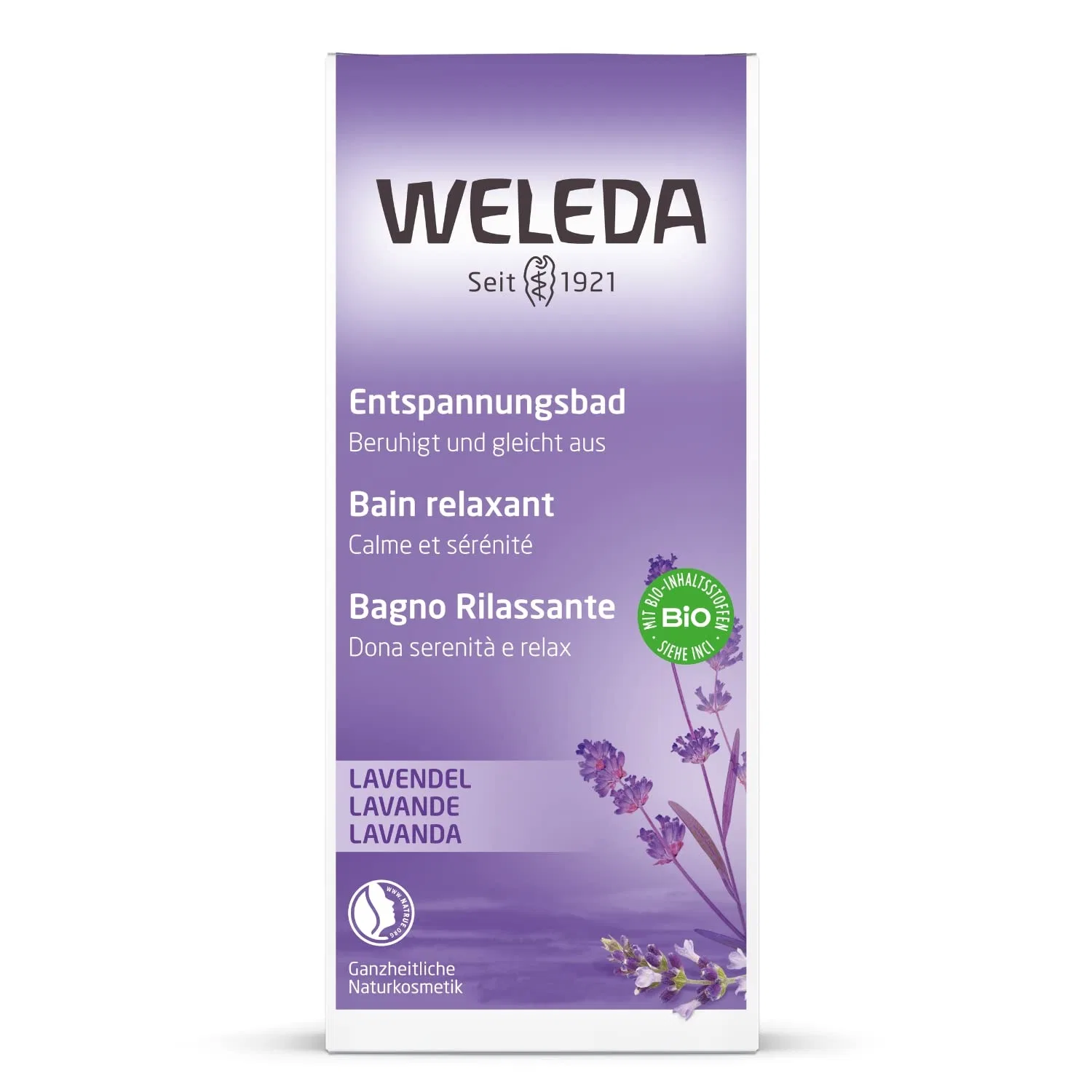 Релаксационная ванна с лавандой WELEDA, набор 2 x 200 мл — фото 2