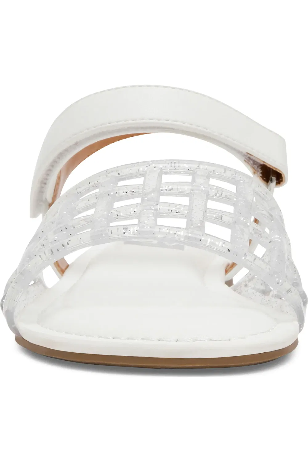 Детские сандалии с блестящим ремешком Craftie Slingback DV by Dolce Vita, белый — фото 4