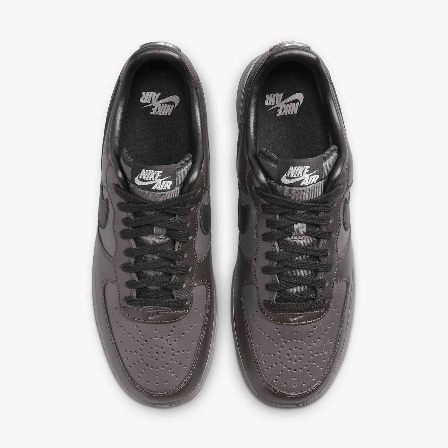 Детские кроссовки для мальчиков с кроссовками NIKE Air Force 1 Low NIKE, Tea Black Brown Petra Grey Olive Black — фото 4