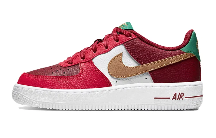 Детские кроссовки для скейтбординга с принтом Air Force 1 'Christmas' Nike, Black