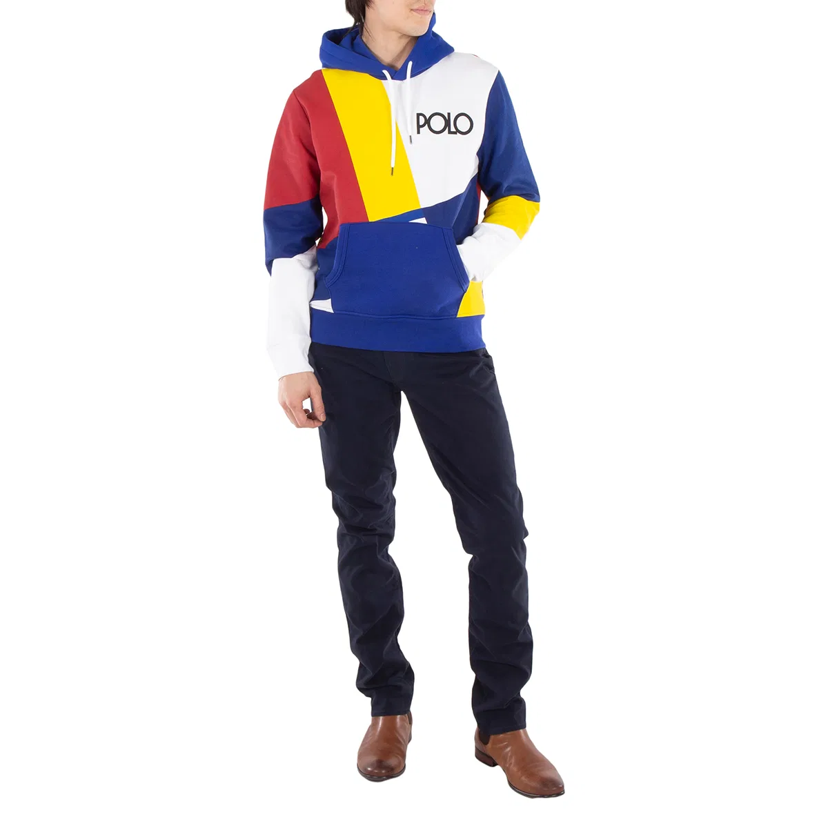 Худи с принтом Logo Graphic Pattern Polo Ralph Lauren, White — фото 4