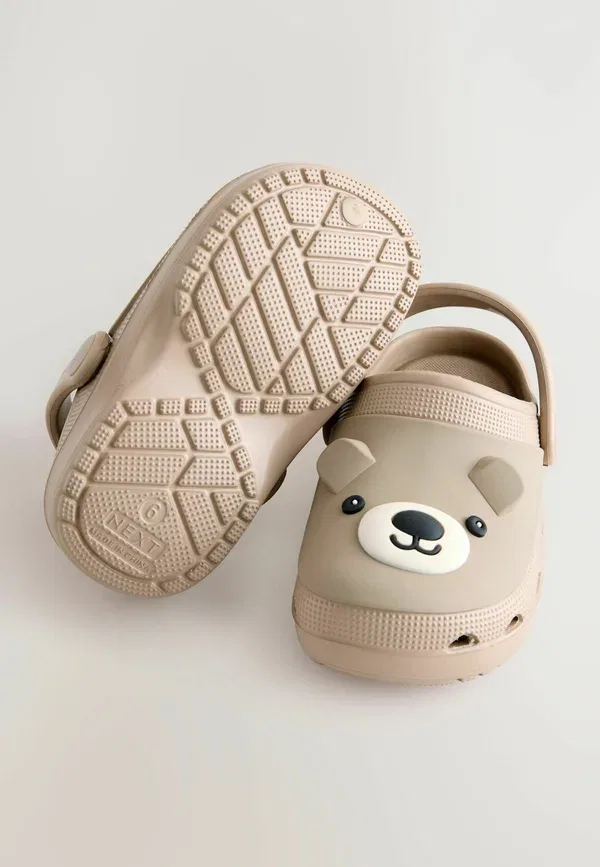 Босоножки синтетические Clogs Next, Brown bear — фото 4