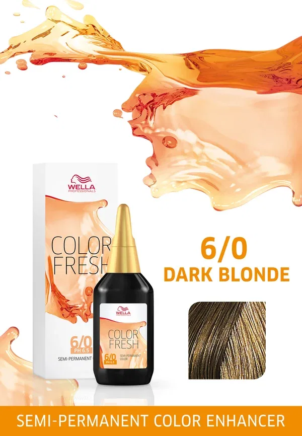Краска для волос с кислотным pH Wella Professionals Color Fresh, Dark Blonde 75 мл, цвет dark blonde — фото 3