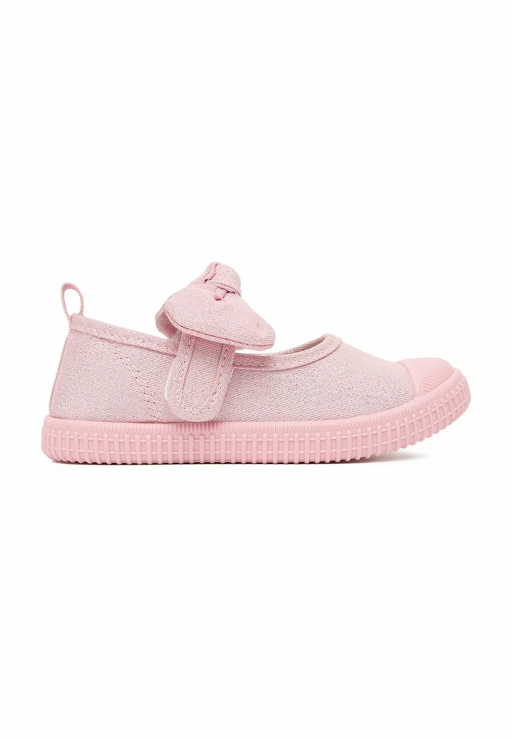 Детские тапочки 5907964139591 - балетки с ремешком на щиколотке Deezee, Pink — фото 2