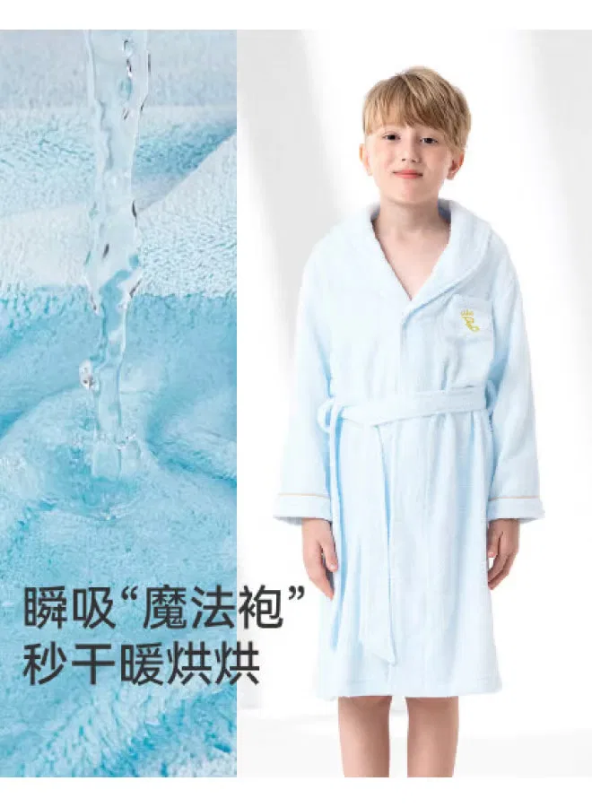 Халат с быстросохнущей тканью, модель Magic Robe, Long Time Companion, голубой