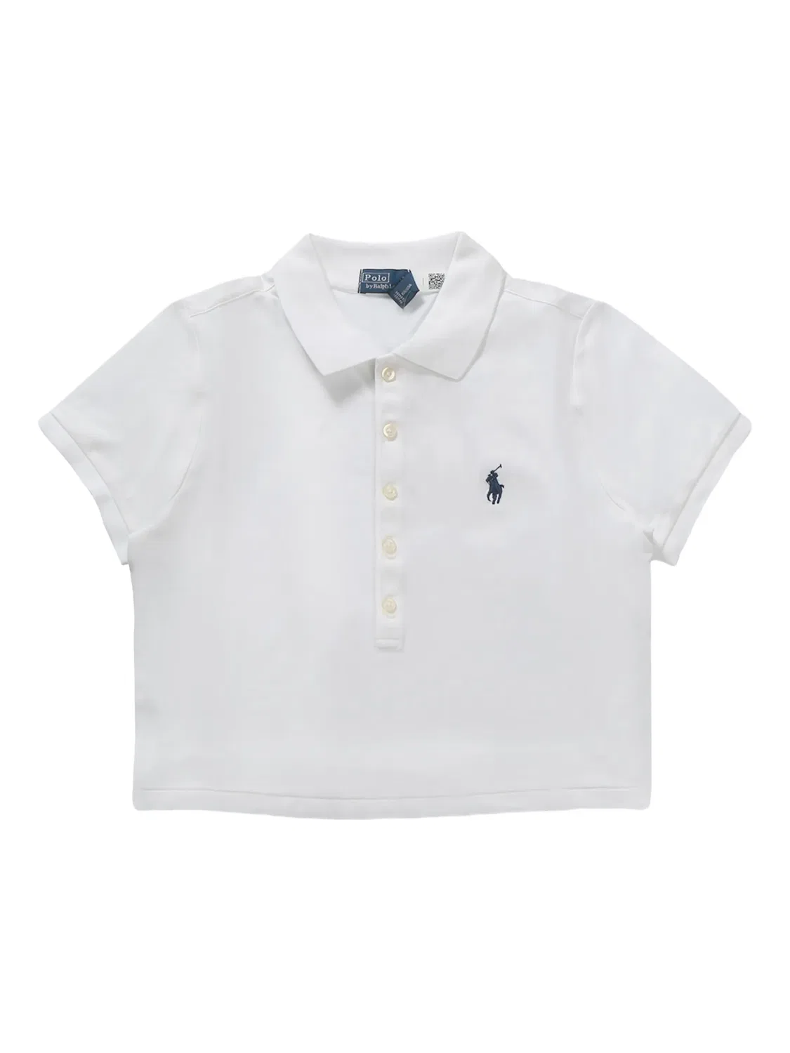 Классическая белая футболка поло с коротким рукавом Polo Ralph Lauren, белый