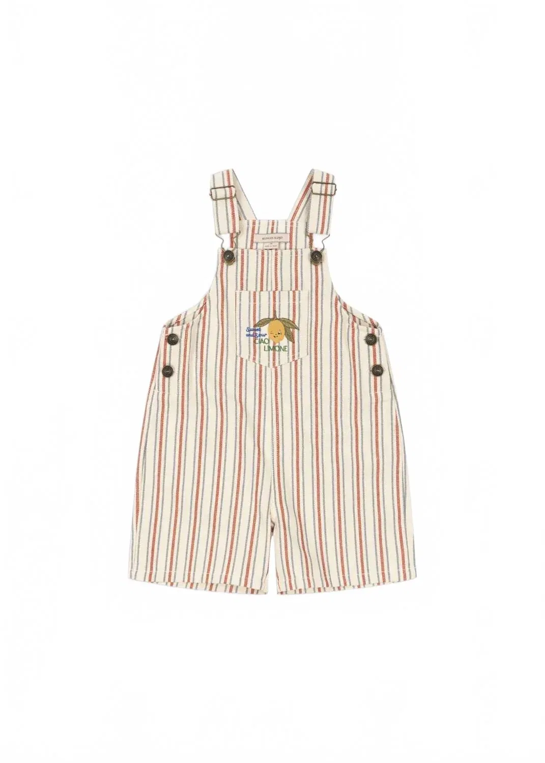 Детский комбинезон на лямках с полосатым принтом Frankie Overalls Konges Sløjd, Stripe Winds