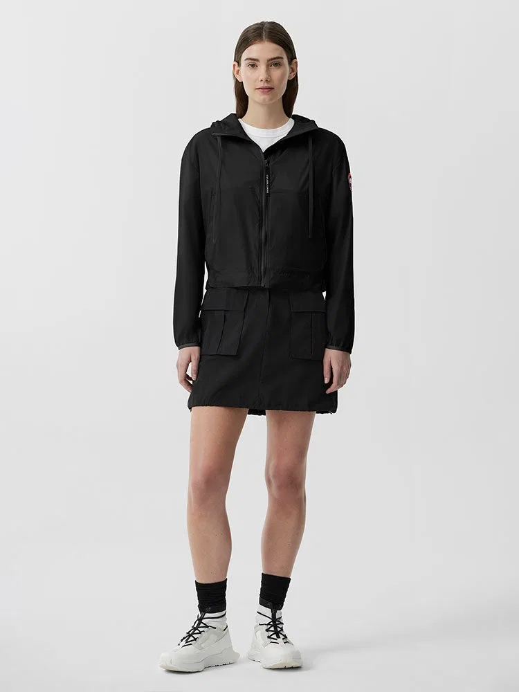 Ветровка кроп CANADA GOOSE, Black