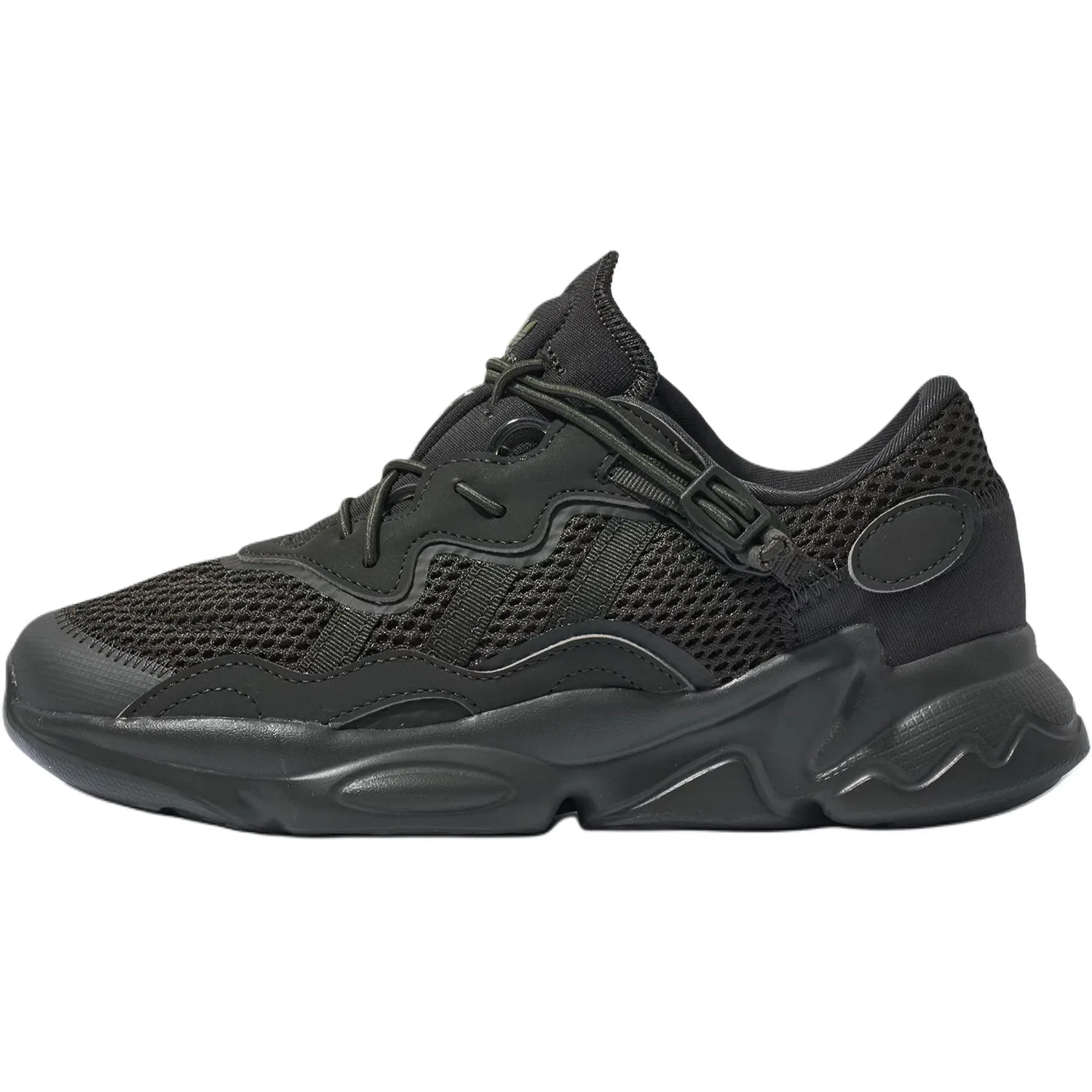 Детские кроссовки с низким верхом Ozweego Adidas Originals, Dark Earthy Brown/Dark Khaki