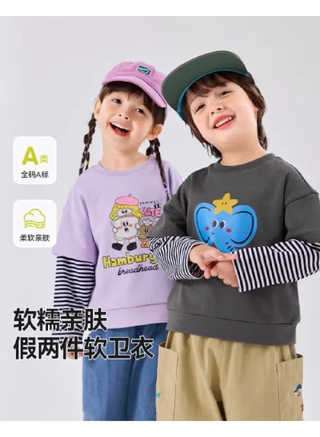 Худи с капюшоном серое Doodle Home, серый