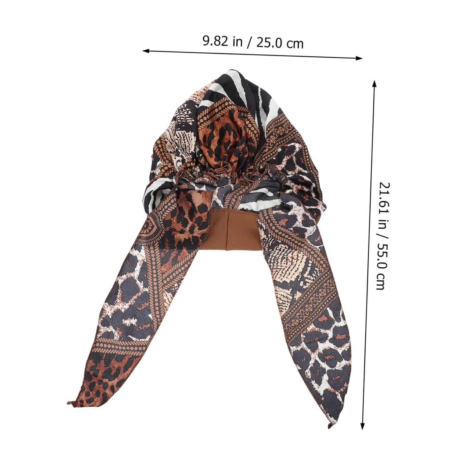 Шапочка для душа 4 шт, Healeved, имитация шелка, Leopard — фото 3
