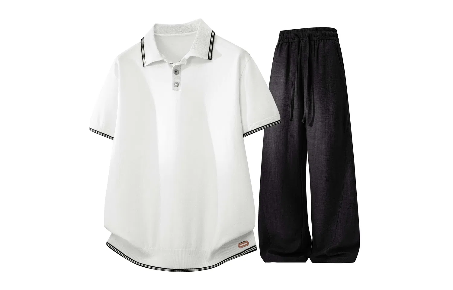 Детский спортивный комплект с отложным воротником Ecru+Apricot Casual Sportswear WARRIOR — фото 4