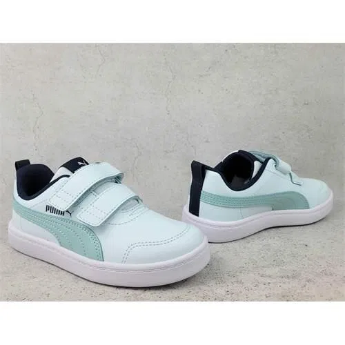 Детские кеды с липучкой Puma Courtflex V2 V Ps, Hellblau — фото 4