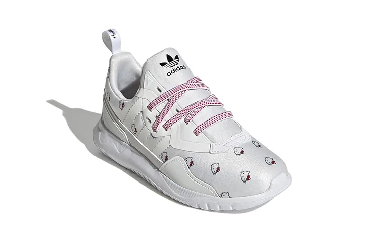 Детские кроссовки с принтом Hello Kitty Adidas Originals, Black — фото 3
