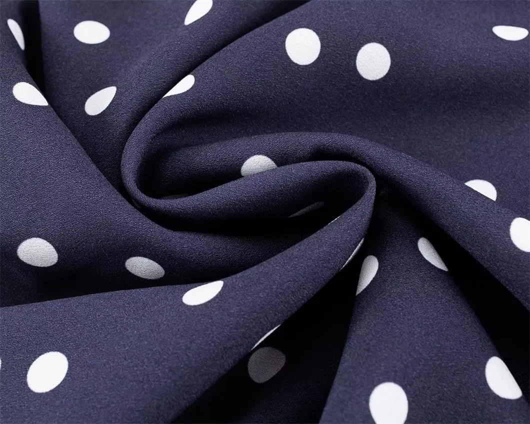 Женское повседневное платье миди с асимметричным подолом, Navyblue — фото 3