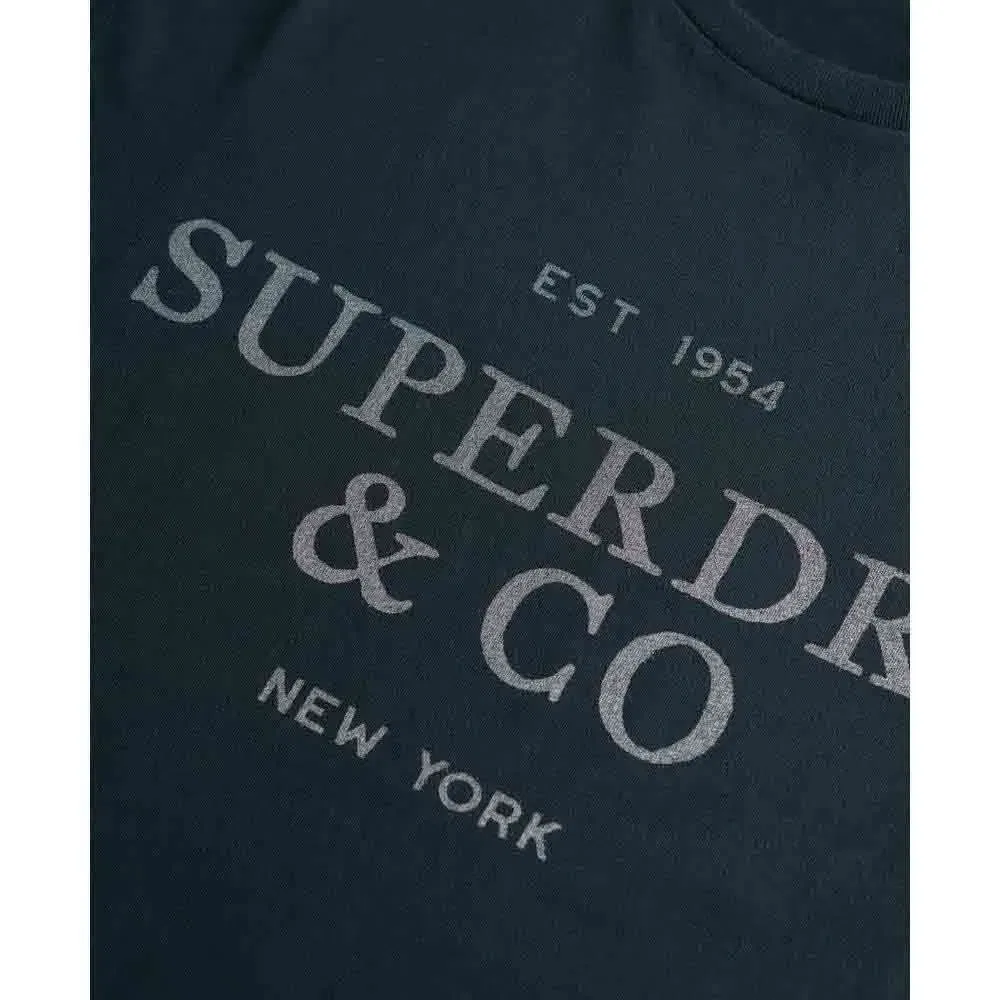 Футболка с коротким рукавом Luxe Casual Classic Superdry, черный — фото 2