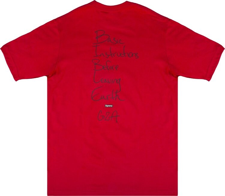 Футболка Supreme Liquid Swords T-Shirt 'Red', красный — фото 3