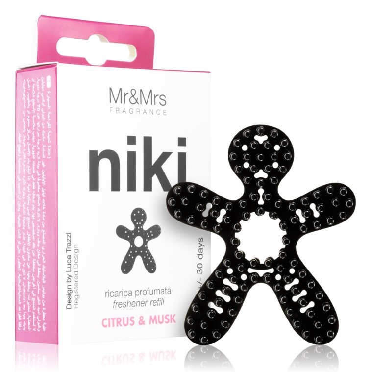 

Автомобильный освежитель воздуха Mr & Mrs Fragrance Niki Citrus & Musk
