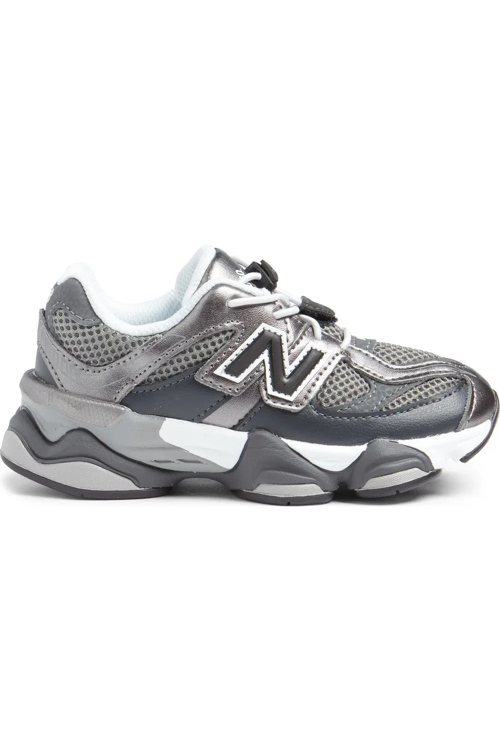 Кроссовки детские на широкой подошве 9060 New Balance, Magnet/Faded Black — фото 3