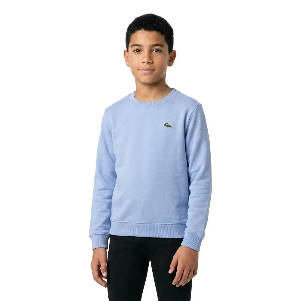 Свитшот Lacoste Kids, синий — фото 3