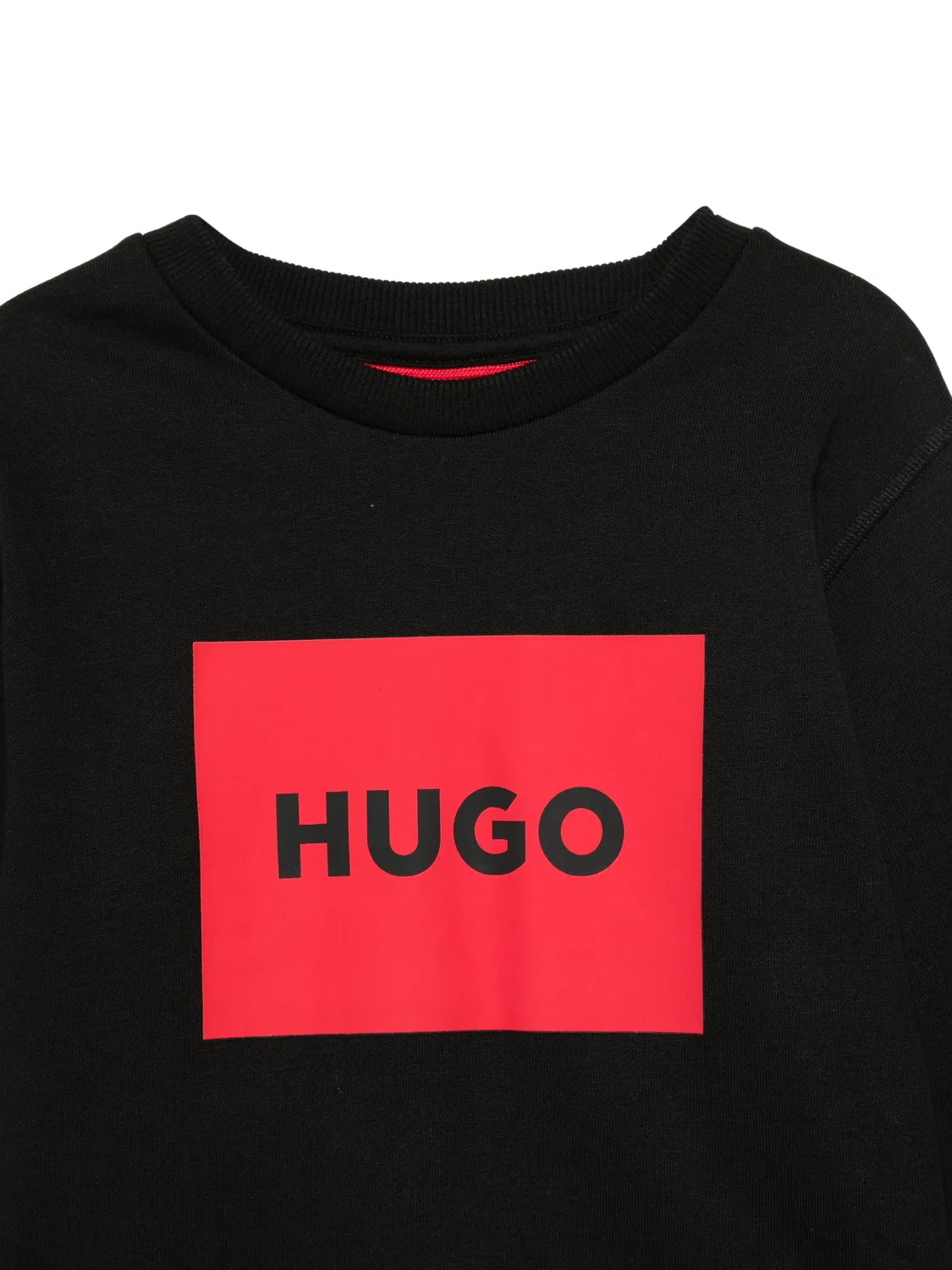 Толстовка с логотипом HUGO, черный — фото 2