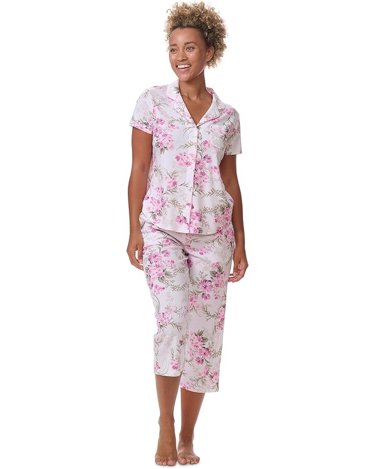 

Пижама Karen Neuburger Petite Girlfriend Capri PJ Set, цвет Floral Vines
