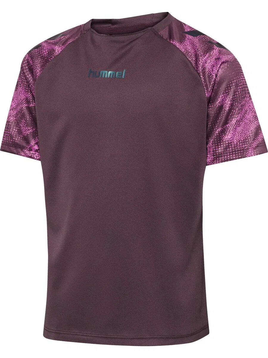 Спортивная футболка Hummel Performance Shirt 'BLAZE26 PRO' фиолетового и ягодного цвета — фото 3