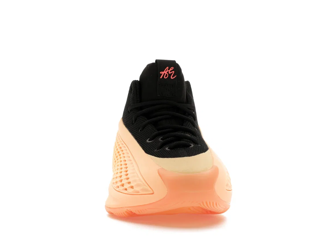 Детские кроссовки с перфорированными вставками Adidas AE 1, Acid Orange/Core Black/Acid Red — фото 2