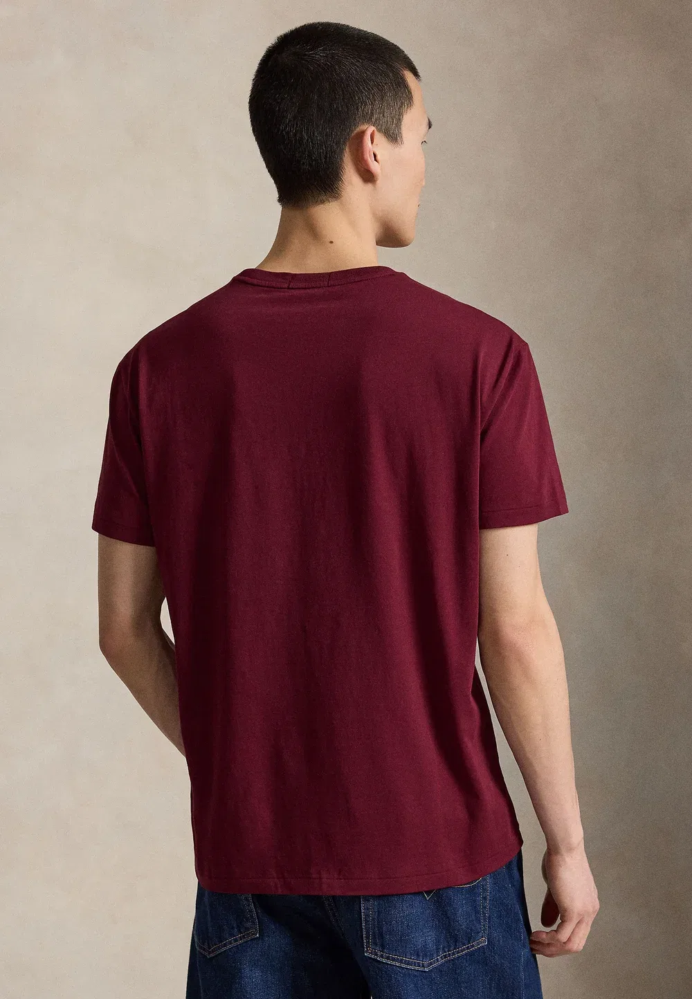 Футболка с индивидуальным кроем и логотипом - футболка с принтом Polo Ralph Lauren, Classic Wine — фото 3